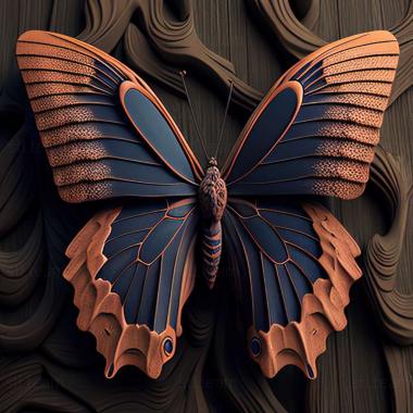 3D модель Papilio polytes (STL)